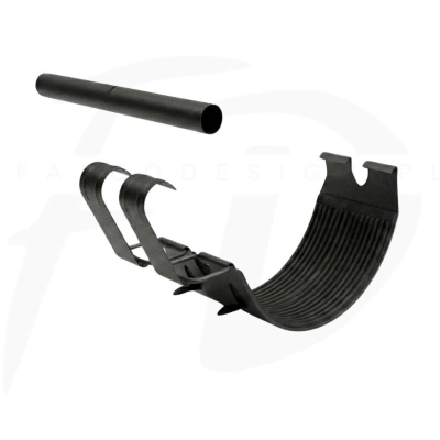 Złączka rynny stalowa Inguri  ⌀ 125 kolor czarny matowy